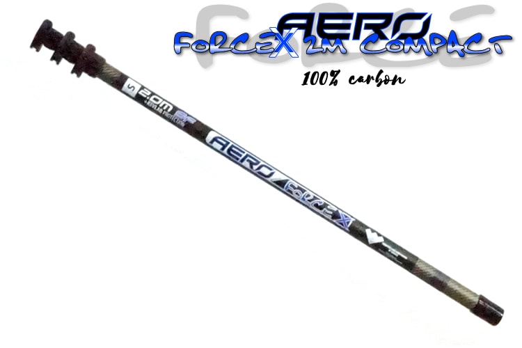 2m Pole Package Aero Force-X Kevlar Compact 100% Carbon
