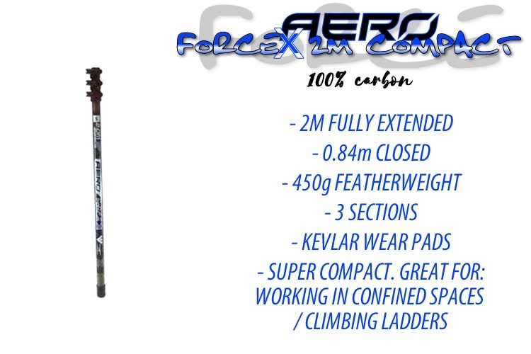 Aero Force-X Kevlar 2m (6.5′) Compact 100% Carbon