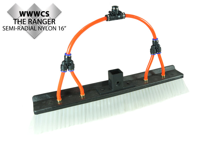 wwwcs ‘The Ranger’ 16″ DuPont Nylon Semi-Radial Brush w/ 4 x Pencil Jet