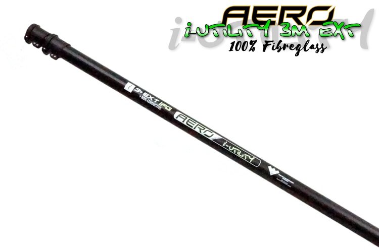 Aero CAD i-Utility 4m (13′) Compact Fibreglass w/ Kevlar/Carbon Wear Pads Pole