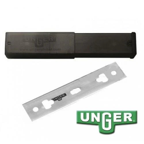 Unger Premium Glass Scraper Blades 6″Stainless Steel 25 Pack