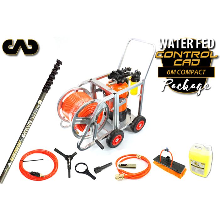 wwwcs Complete Water Fed Package Aero CAD Control 6m Compact (hybrid carbon pole 6.0m–12.0m DeVito)